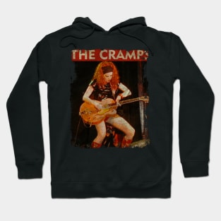 TEXTURE ART- The Cramps 1982 - RETRO STYLE 4 Hoodie